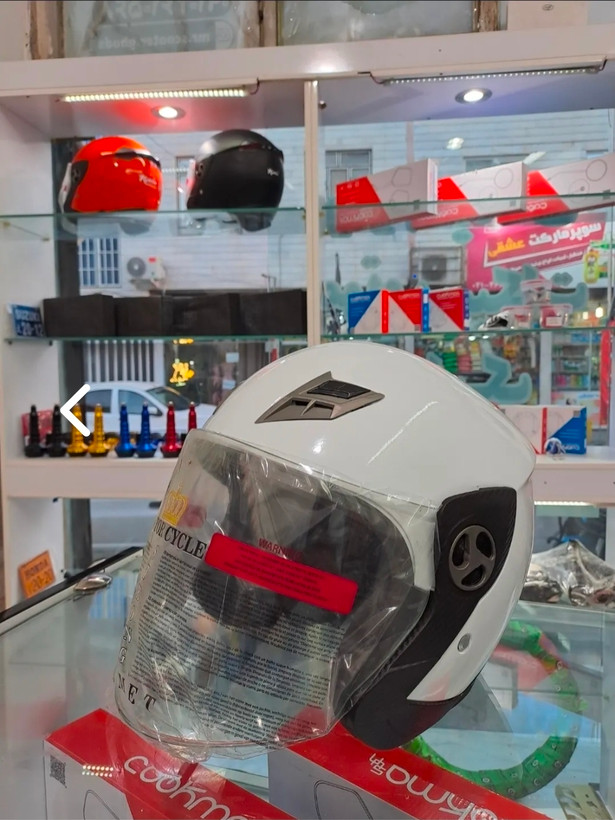 کلاه کاسکت رادین مشکی مات