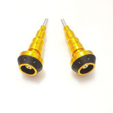 پروتکشن بدنه موتور سیکلت وارون مدل گوشکوبی CNC کد B-42-GLD بسته 2 عددی
