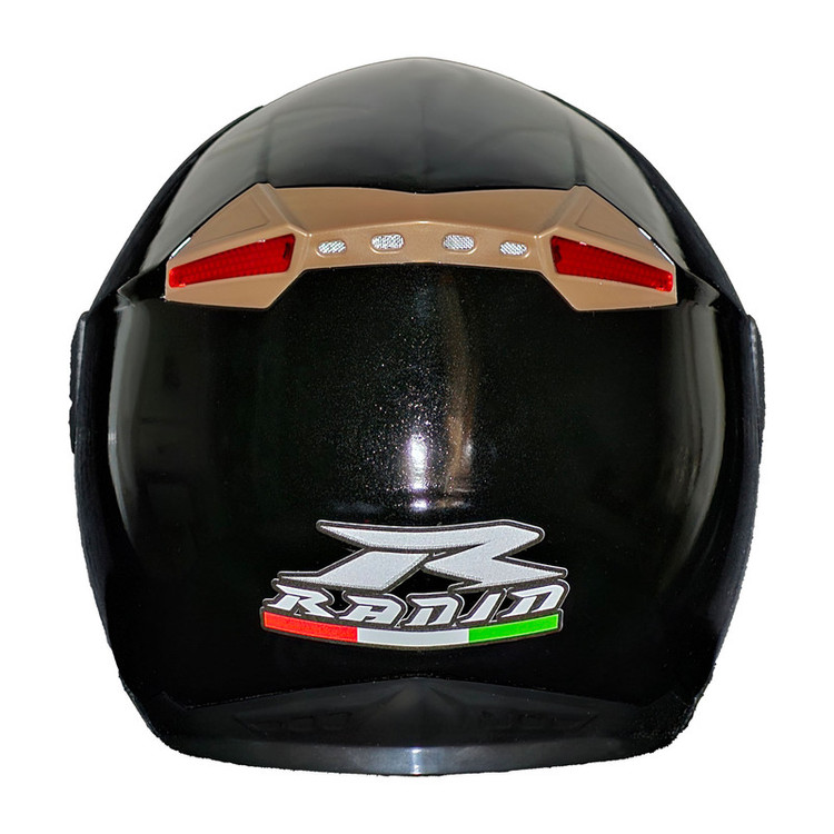 کلاه کاسکت رادین پلیمر مدل New_Radin_Bright_Black