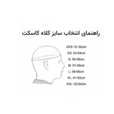 کلاه کاسکت رادین پلیمر مدل New_Radin_Bright_Black