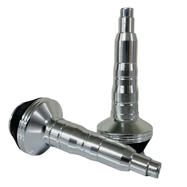 پروتکشن بدنه موتور سیکلت وارون مدل گوشکوبی CNC کد B-42-SLVR بسته 2 عددی