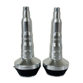 پروتکشن بدنه موتور سیکلت وارون مدل گوشکوبی CNC کد B-42-SLVR بسته 2 عددی