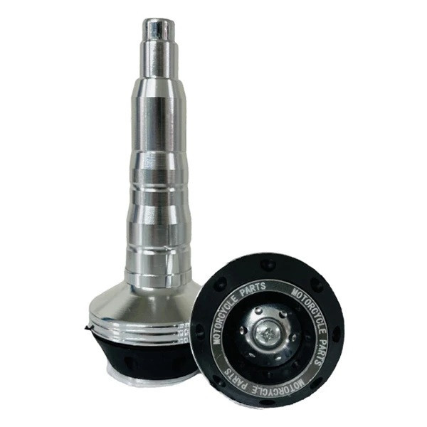 پروتکشن بدنه موتور سیکلت وارون مدل گوشکوبی CNC کد B-42-SLVR بسته 2 عددی